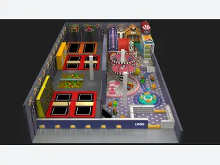 Integrated Indoor Trampoline Park & Soft Play Center - Multi-Functional Amusement Equipment — HonPlay