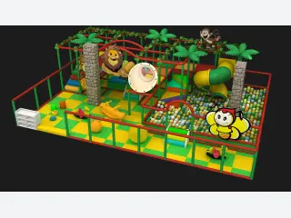 Jungle Safari Indoor Soft Play Center - Commercial Playground Equipment (HP-623) — HonPlay