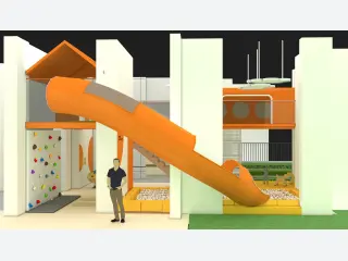 Modern Multi-Level Indoor Playground - Commercial Soft Play Equipment — HonPlay