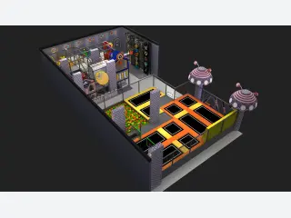 Multi-Functional Indoor Trampoline Park & Adventure Maze - Commercial Play Zone Equipment — HonPlay