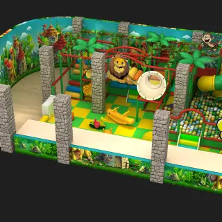Jungle Adventure Indoor Soft Play Center - Commercial Playground Equipment for Warsaw Family Entertainment Centers - HonPlay