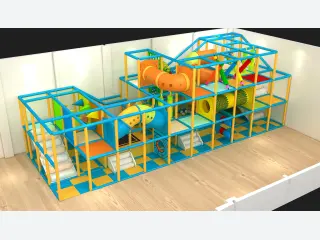Multi-Level Modular Indoor Soft Play System - Commercial Playground Equipment — HonPlay