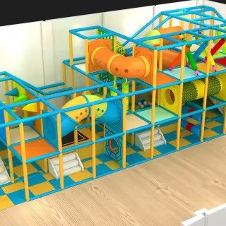 Multi-Level Modular Indoor Soft Play System - Commercial Playground Equipment for Warsaw Family Entertainment Centers - HonPlay