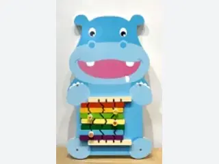 Hippo Wall Activity Panel - Educational Sensory Play Equipment — HonPlay