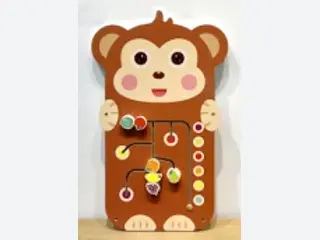 Monkey Wall Activity Board - Interactive Sensory Play Panel — HonPlay
