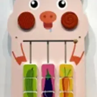 Piggy Sensory Wall Panel - Interactive Educational Play Equipment for Warsaw Kindergarten - HonPlay