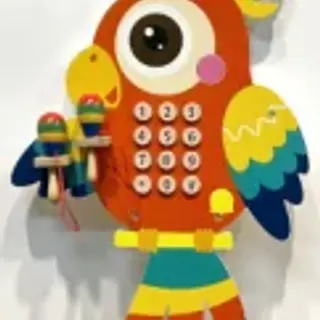 Parrot Wall Activity Panel - Interactive Sensory Play Equipment for Dubai Mall Play Zone - HonPlay