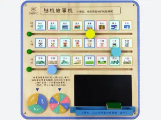 Interactive Storytelling Wall Panel - Educational Sensory Play Equipment — HonPlay