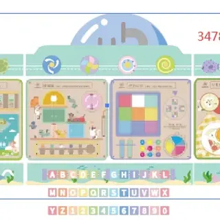 Submarine Theme Sensory Wall Activity Board - Interactive Educational Wall Panels for London Kindergarten Playrooms - HonPlay