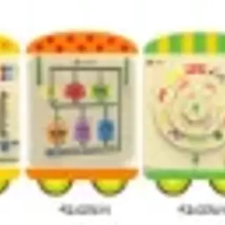 Train Sensory Wall Activity Panels - Interactive Educational Play Equipment for Warsaw Kindergarten - HonPlay