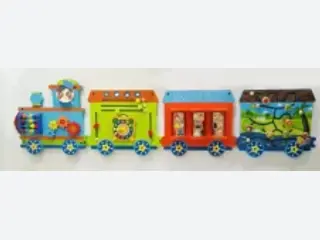 Wooden Train Wall Activity Center - Sensory Play Panels — HonPlay