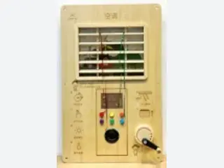 Interactive Air Conditioning Sensory Wall Panel - Educational Wooden Play Equipment — HonPlay