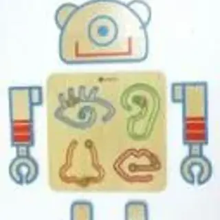 Robot Sensory Wall Panel - Educational Interactive Play Equipment for Berlin Kindergarten - HonPlay