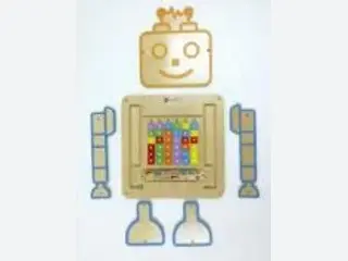 Robot Interactive Wall Panel - Educational Sensory Play Equipment (HP-702) — HonPlay