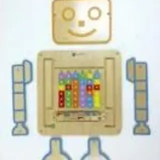 Robot Interactive Wall Panel - Educational Sensory Play Equipment for Warsaw Kindergarten - HonPlay