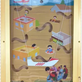 Interactive Flood Rescue Wall Game - Educational Sensory Play Panel for Singapore Preschools - HonPlay