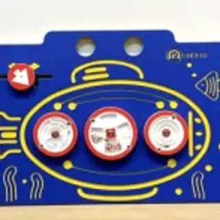 Submarine Wall Activity Board - Interactive Sensory Play Panel for Dubai Mall Play Zone - HonPlay