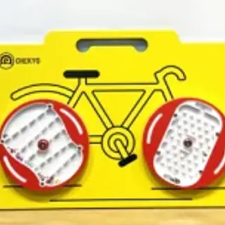 Bicycle Interactive Wall Panel - Sensory Play Equipment for Warsaw Kindergarten Playrooms - HonPlay