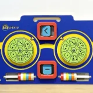 Interactive Math Dice Wall Board - Educational Sensory Play Equipment for Berlin Kindergarten - HonPlay