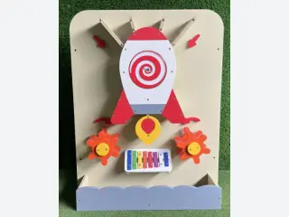 Rocket Theme Wall Activity Board - Interactive Sensory Play Equipment — HonPlay