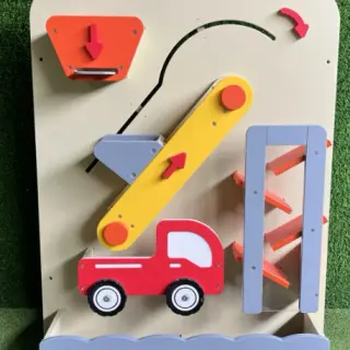 Interactive Construction Wall Activity Board - Educational Sensory Play Equipment for Berlin Kindergarten - HonPlay
