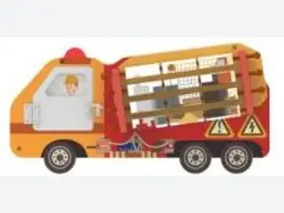 Truck Theme Interactive Wall Panel - Indoor Soft Play Equipment — HonPlay