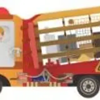 Truck Theme Interactive Wall Panel - Indoor Soft Play Equipment for Warsaw Kindergarten - HonPlay