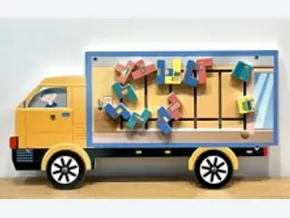Interactive Truck Activity Wall Panel - Educational Sensory Play Equipment — HonPlay