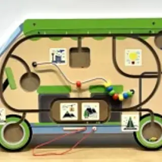 Interactive Van Wall Activity Board - Educational Sensory Play Equipment for Berlin Kindergarten - HonPlay