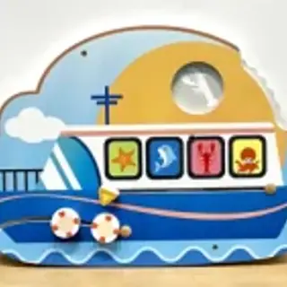 Nautical Voyage Wall Activity Panel - Interactive Sensory Play Equipment for Warsaw Kindergarten - HonPlay