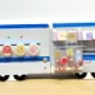 High-Speed Train Interactive Wall Panel - Sensory Play Equipment for Tokyo Kindergarten - HonPlay