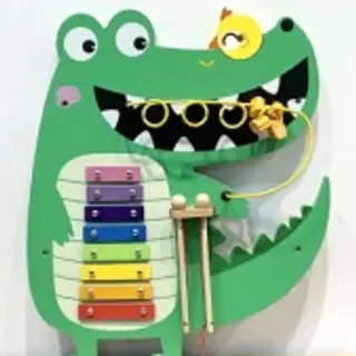 Crocodile Wall Activity Board - Sensory Play Equipment for Berlin Kindergarten - HonPlay
