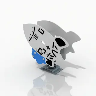 Rocket Spring Rider - Outdoor Playground Rocker for Warsaw Public Parks - HonPlay