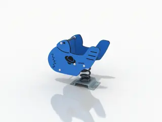 Galactic Spaceship Spring Rider - Themed Outdoor Playground Equipment — HonPlay