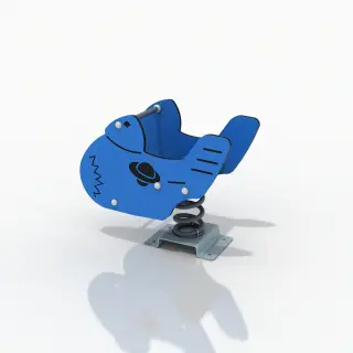 Galactic Spaceship Spring Rider - Themed Outdoor Playground Equipment for Singapore Urban Parks - HonPlay