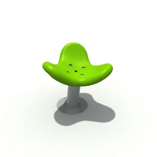 Clover Leaf Solo Spinner - Dynamic Freestanding Play Equipment for Singapore Urban Parks - HonPlay