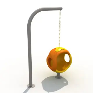 Hanging Sensory Pod Swing - Modern Freestanding Play Equipment for Singapore Urban Parks - HonPlay