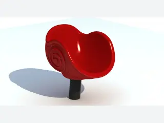 Snail Shell Spinner Bowl - Freestanding Rotating Play Equipment — HonPlay
