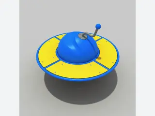 UFO Spinner Merry-Go-Round - Commercial Playground Equipment — HonPlay