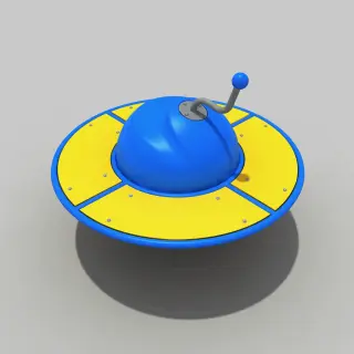 UFO Spinner Merry-Go-Round - Commercial Playground Equipment for Singapore Urban Parks - HonPlay