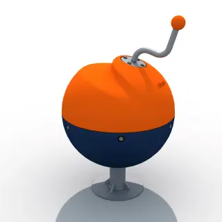 Interactive Crank Spinner - Sensory Play Equipment for Warsaw Public Parks - HonPlay