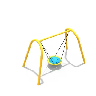 Circular Nest Swing Set - Freestanding Outdoor Play Equipment for Singapore Residential Parks - HonPlay