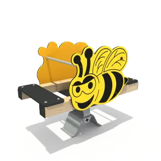 Bumblebee Double Spring Rider - Commercial Playground Equipment for Warsaw Public Parks - HonPlay