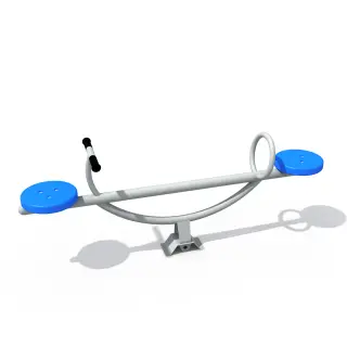 Modern Outdoor Seesaw - Durable Playground Equipment for Warsaw Public Parks - HonPlay