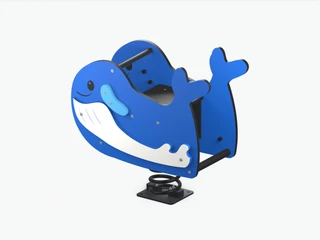 Blue Whale Spring Rider — HP-SR-301 — HonPlay