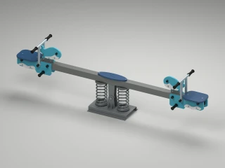 Blue Whale Spring Seesaw HP-SS-301 — HonPlay