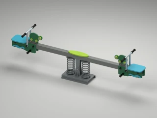 Sea Turtle Spring Seesaw HP-SS-302 — HonPlay