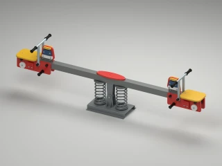 Fire Rescue Spring Seesaw HP-SS-402 — HonPlay