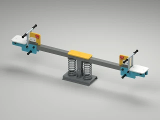 Circles and Blocks Spring Seesaw HP-SS-502 — HonPlay