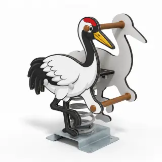 Crane Spring Rider - Durable Outdoor Playground Spring Rocker — HonPlay